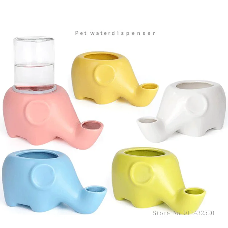 Automatic Ceramic Drinking Fountain Cats Dogs
