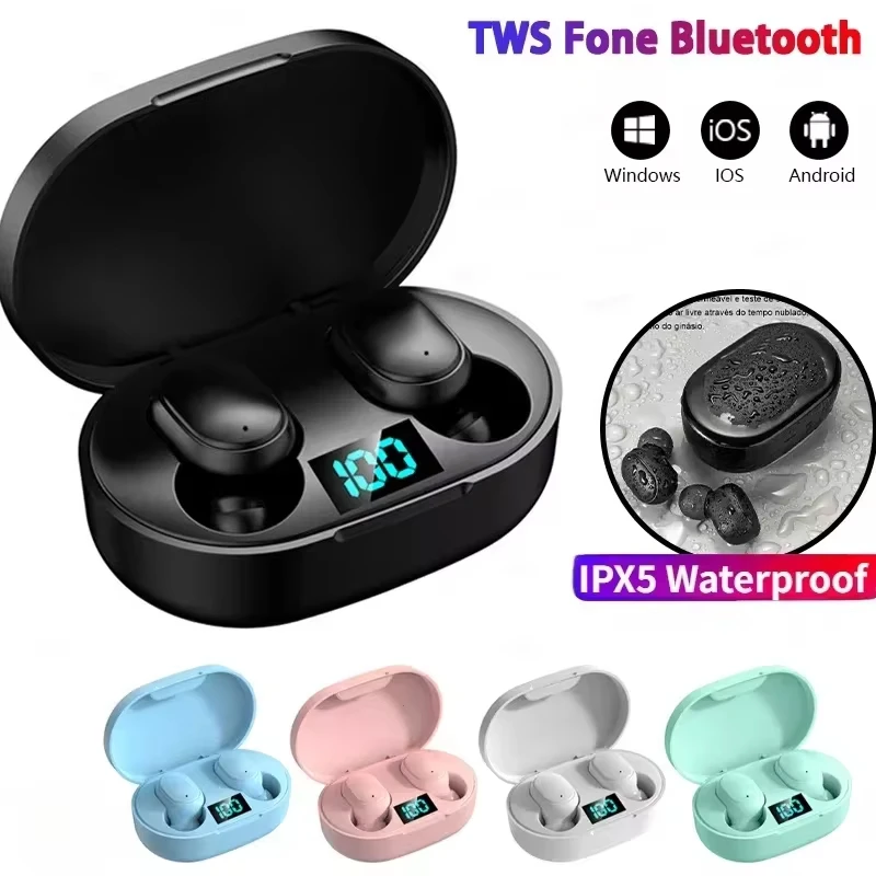 E6S Wireless Bluetooth Earphones TWS Earbuds