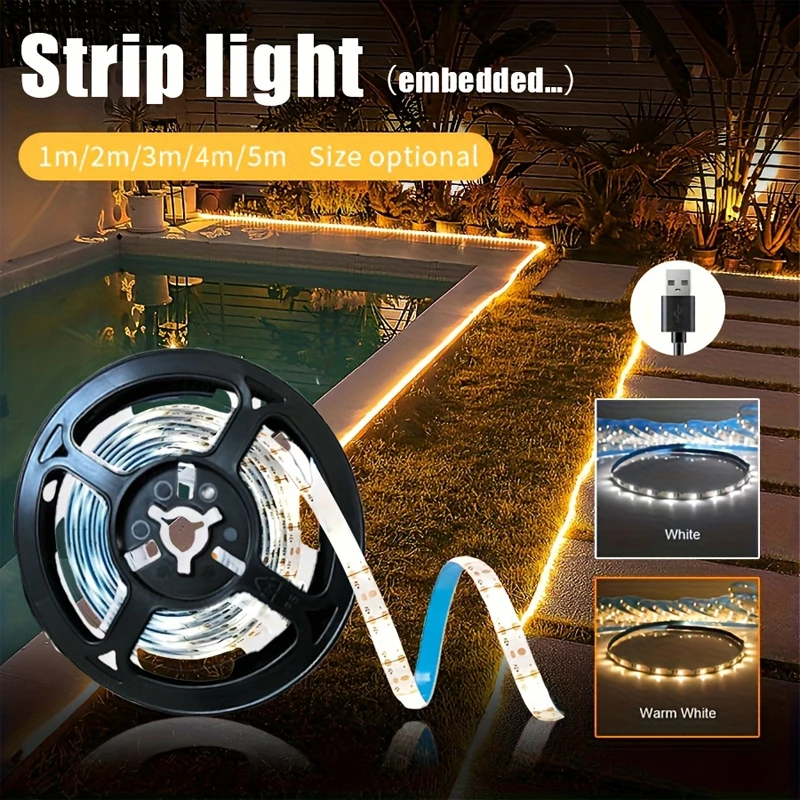 5V USB LED Strips TV Mirror