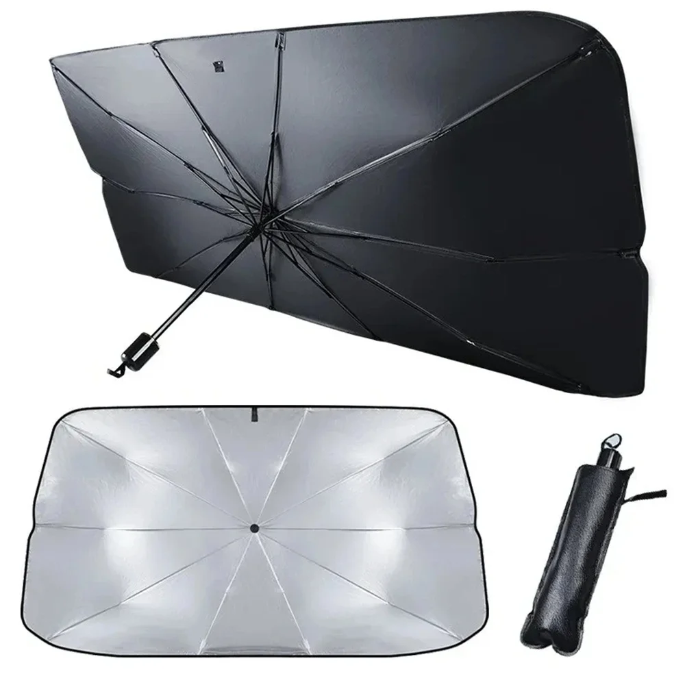 Rubber Sunshade Umbrella Car UV Protection