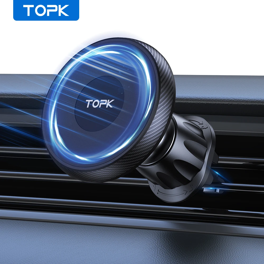 Topk Magnetic Car Phone Holder Air