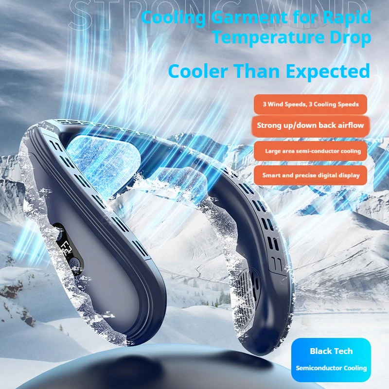 Neck Air Conditioner Fan Rechargeable Semiconductor