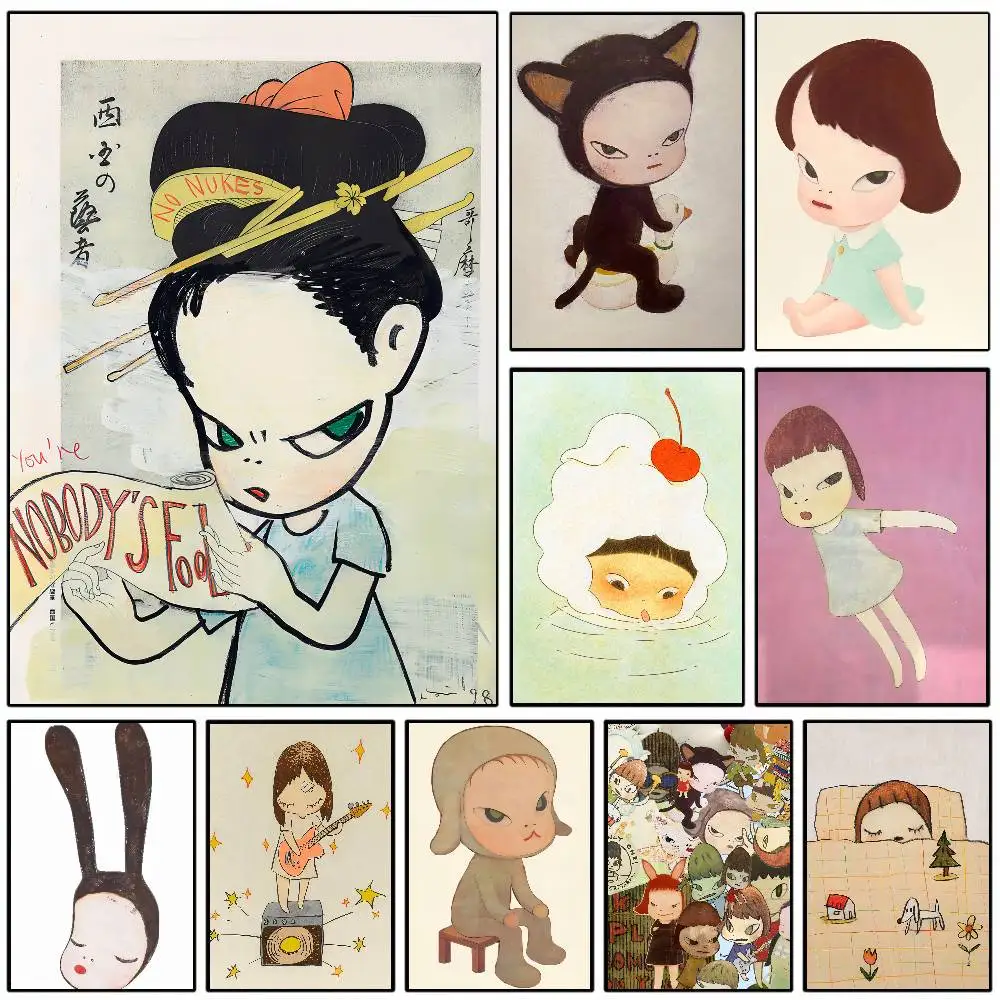 Y-yoshitomo Nara Art Lovely Melancholy Poster